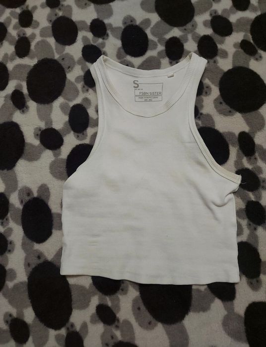 Top maieu alb mărimea s