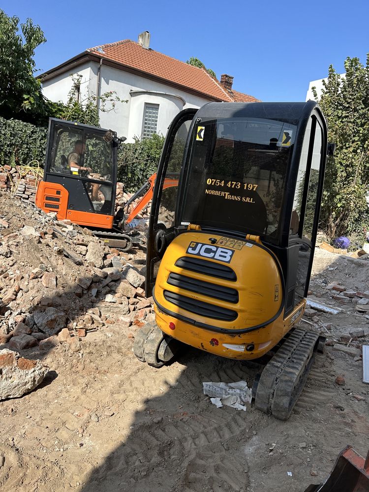 Inchirez Miniexcavator si Basculabila Piconat Sapat Nivelat Transport
