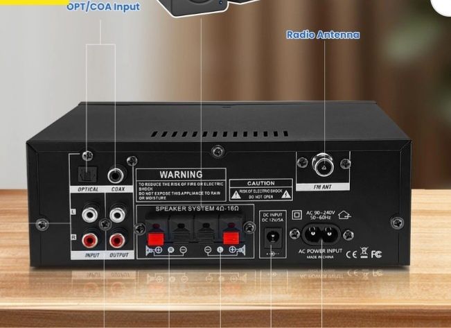 Amplificator HiFi Stereo cu 2 canale, 50W+50W