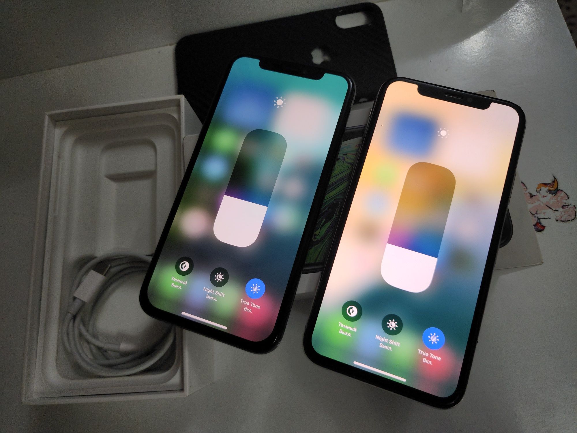 Iphone XS Black 64GB Bat 76% Face True ton Bor ideal