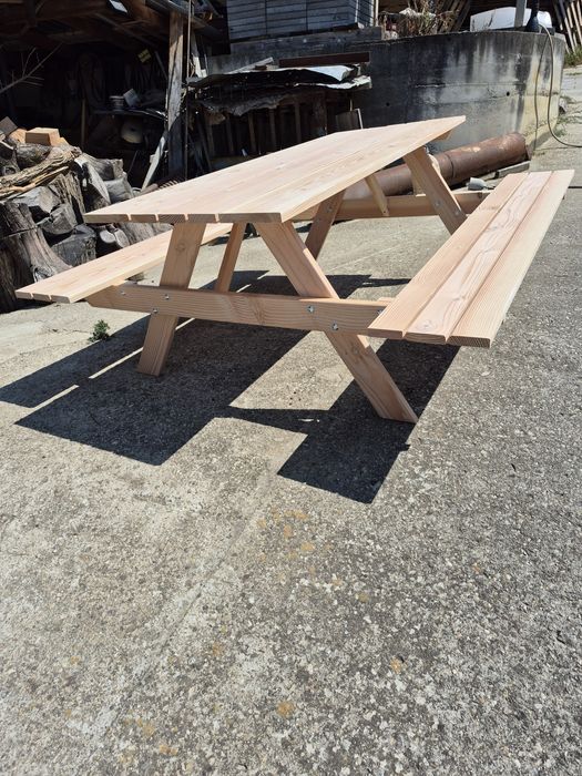 Masa Picnic, gradina cu banci pentru 8 persoane