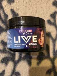 Masca de colorare pentru par LIVE Colour&Care Velvet Plum 150 ml