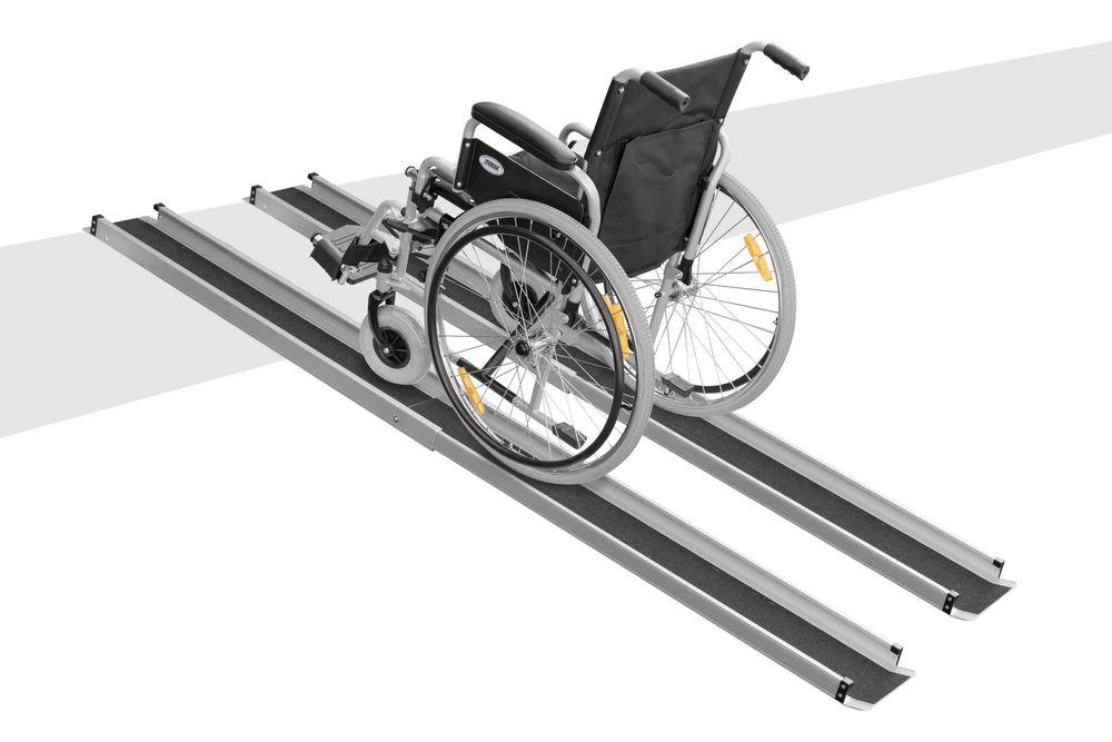 Сгъваема рампа за инвалидни колички - телескопична