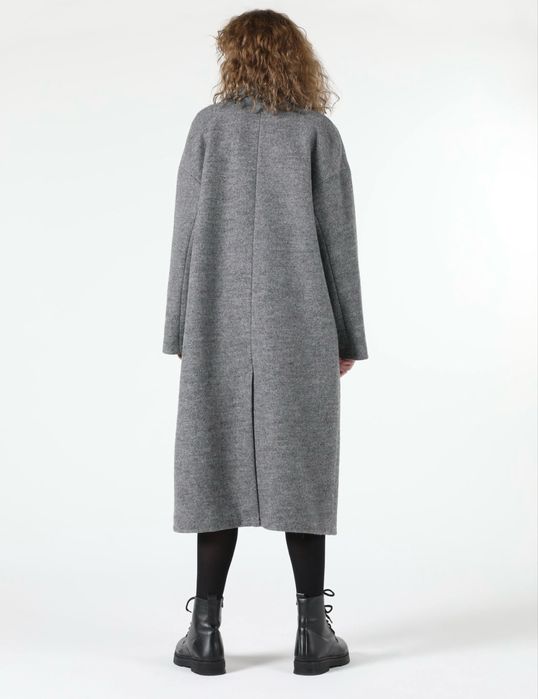 Palton lung oversize gri – Colin’s (mărimea XS, potrivit până la L)