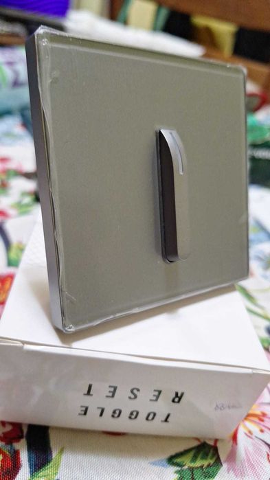 Intrerupator,switch lumina tip piano gri