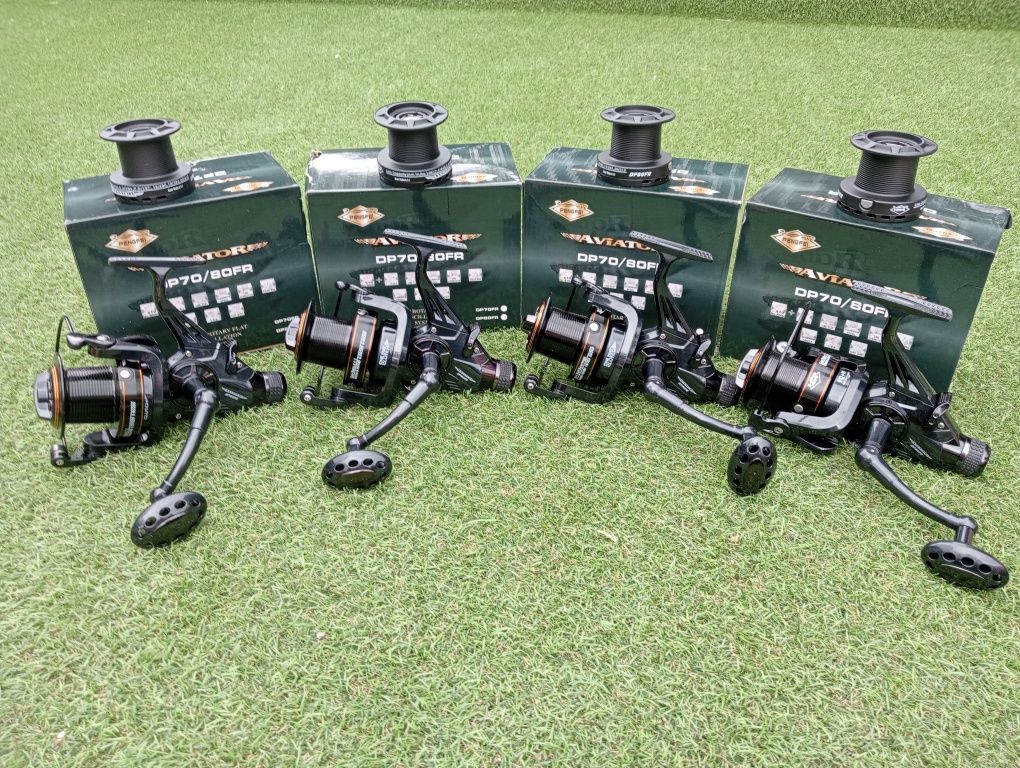 Aviator DP80FR, cu 11 rulmenti, tambur metalic LongCast