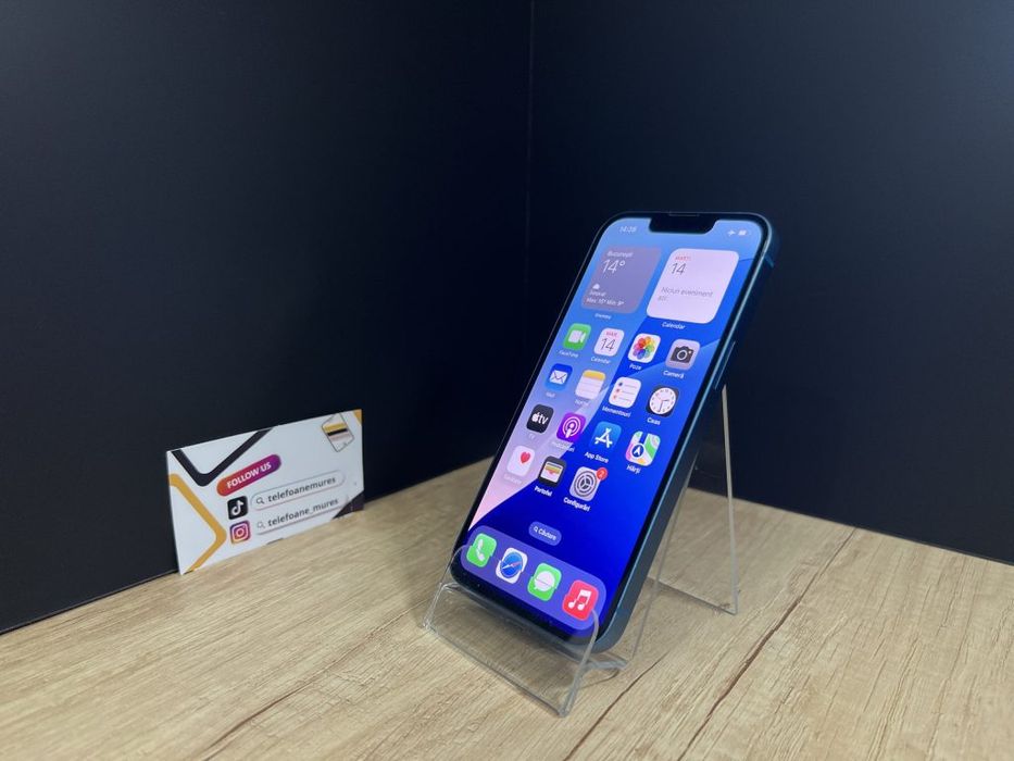 iPhone 13 128Gb Blue Produs Second-Hand Foarte Bun 3 ani garanție, Tel