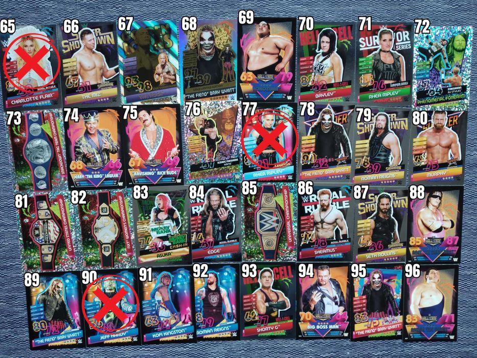 WWE Trading Cards Картички Кечисти John Cena HHH Undertaker Rock Кеч