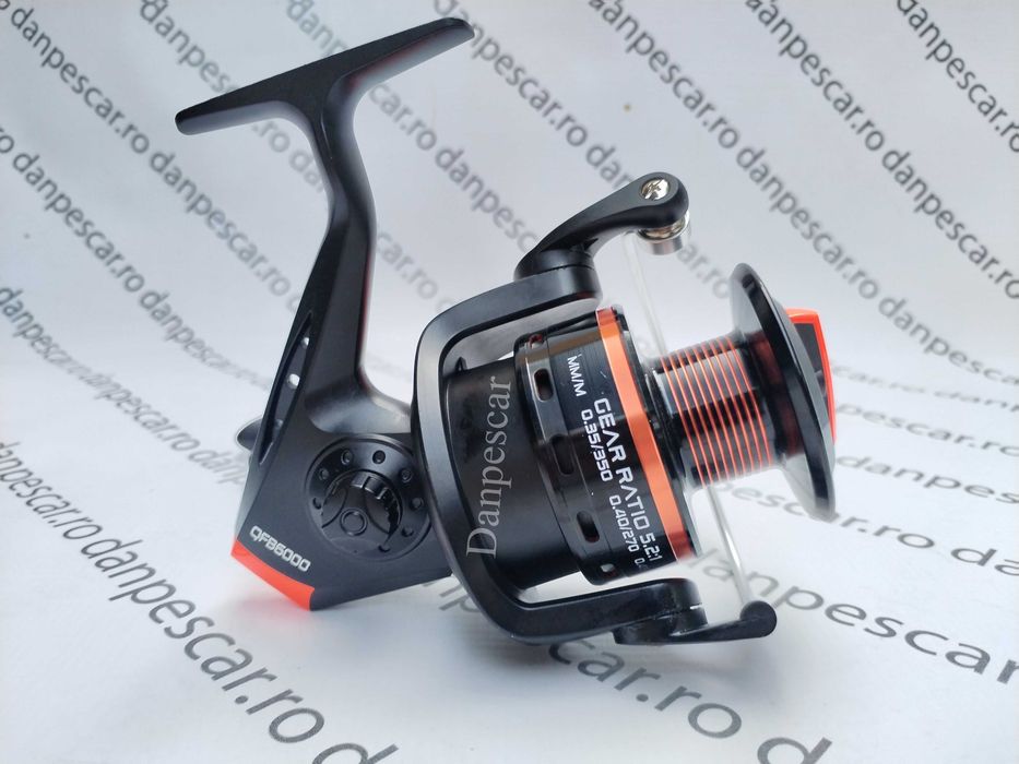 SET 4 Mulinete FL QFB6000 6 rulmenti pentru crap si DIVERSE CULORI