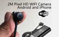 2M пиксела HD WIFI скрита камера за Android и iPhone вградена в копче
