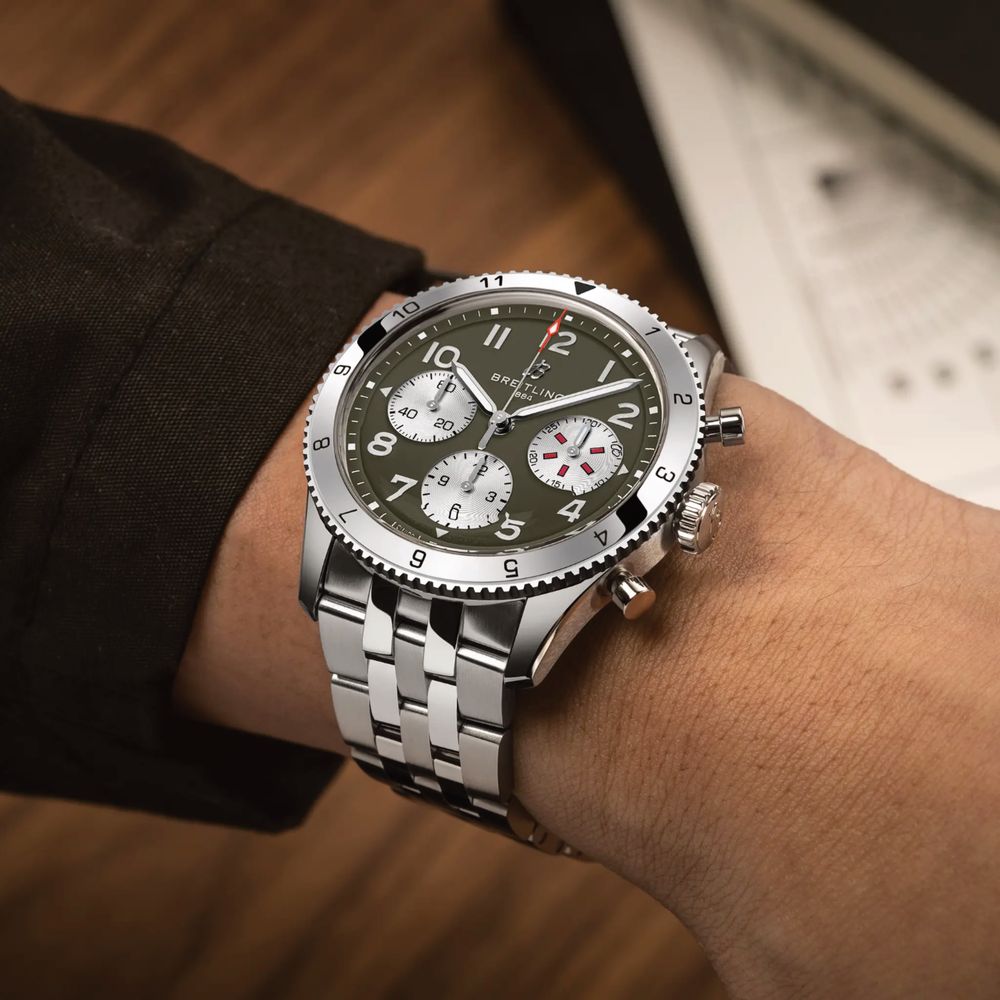 Breitling Classic Avi Chronograph 42 Curtiss Warhawk