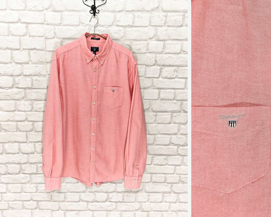 GANT Оригинална мъжка риза Цвят Сьомга размер XL