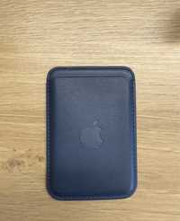 Apple wallet magsafe din piele Navy