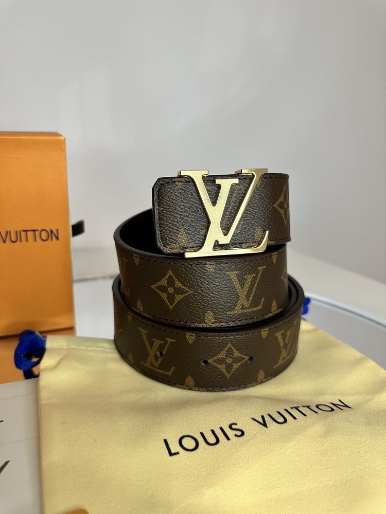 Curea Louis Vuitton piele canvas 100% cutie inclusă cadou