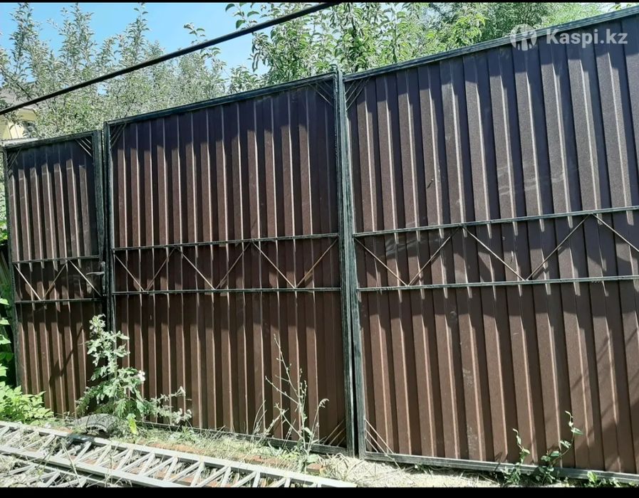 Ворота высота 2м ширина 3.5м и калитка 90см