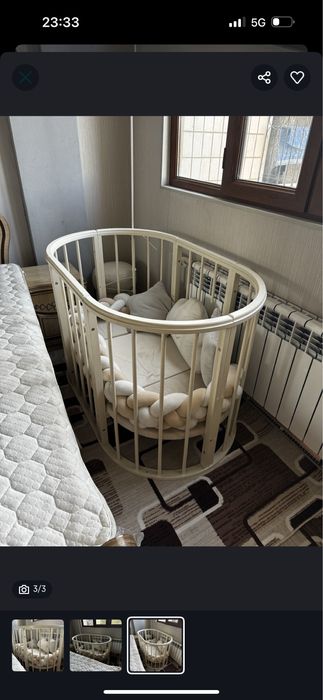 Продается детская кроватка трансформер, в отличном состоянии