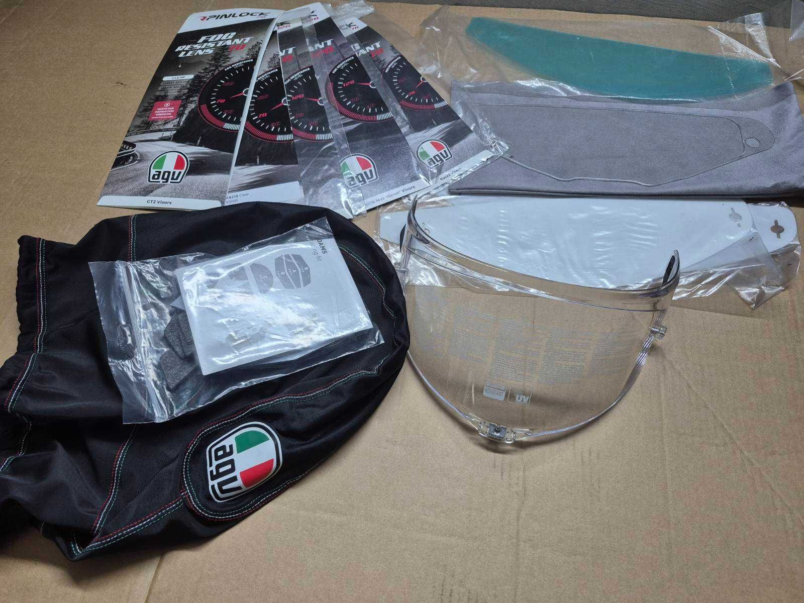 Прозрачен визьор и аксесоари за AGV Pista / Corsa