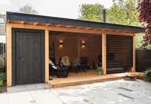 Foisoare, Terase, Cabane stil A-Frame si case din structura de lemn