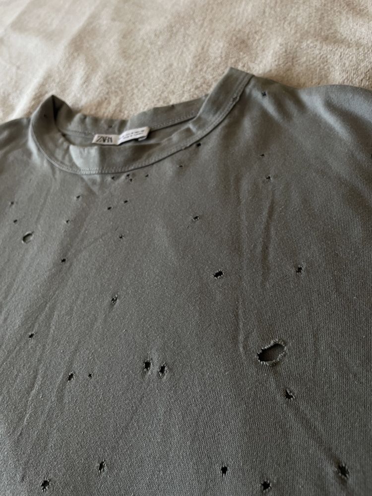 Мъжки суичър без ръкави, тениски Zara - нови