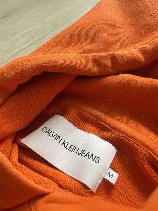 Оранжево Calvin Klein худи