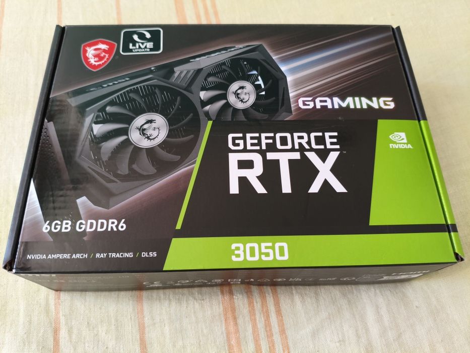 RTX 3050 6GB в отличном состоянии видеокарта