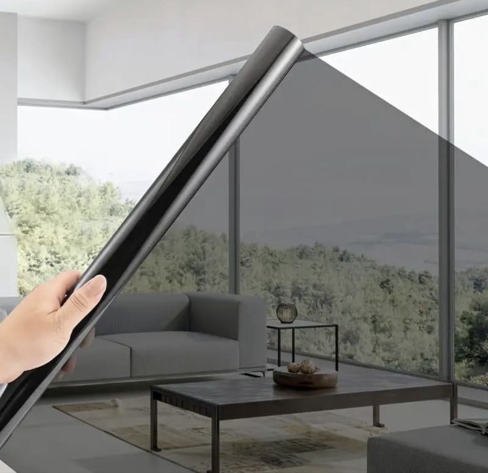 Folie de protectie reflexiva,asigura intimitate,protectie uv,efect ogl