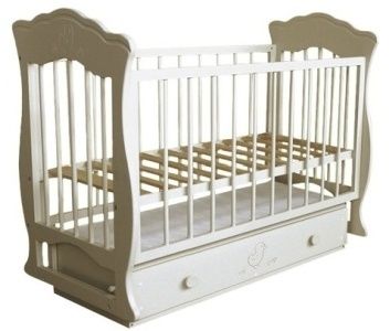 Детская кроватка-трансформер с маятником и ящиком,