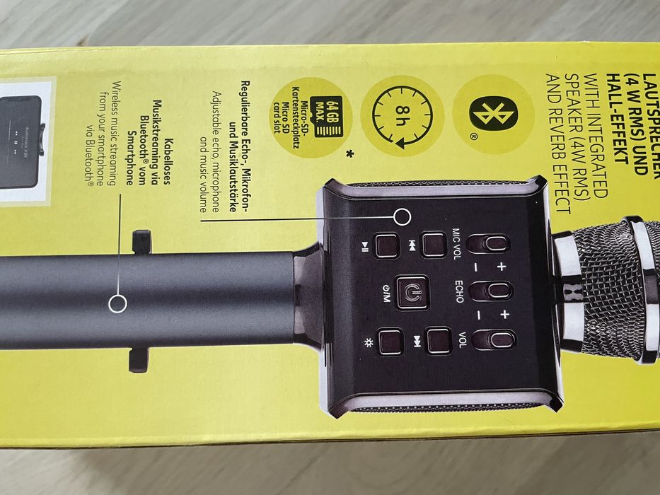 Блутут тонколона-Микрофон