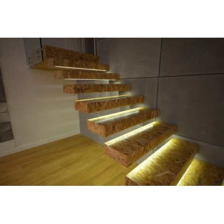 Kit iluminat scari cu efect cascada, max 20 trepte