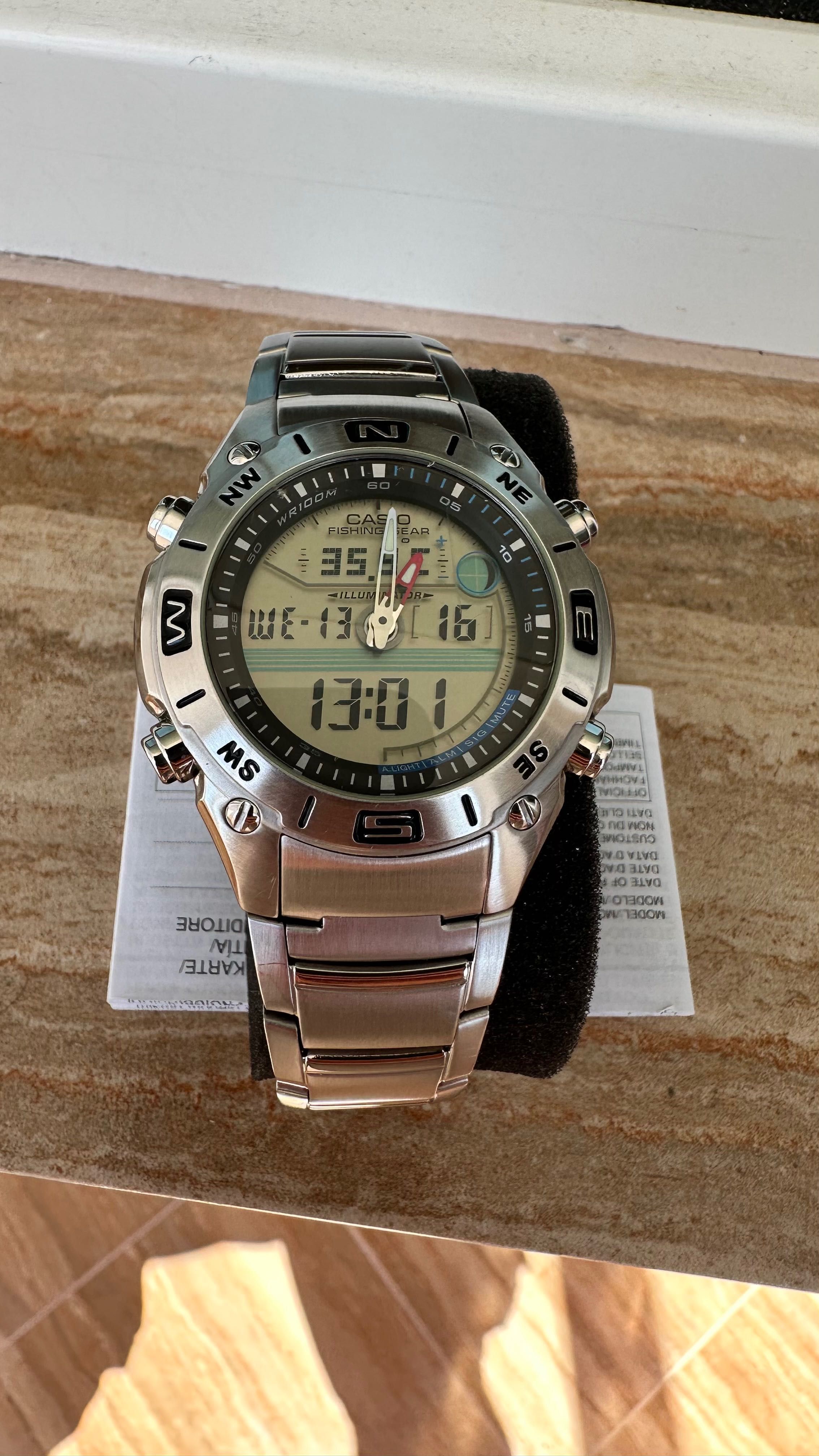 CASIO Риболовен часовник
