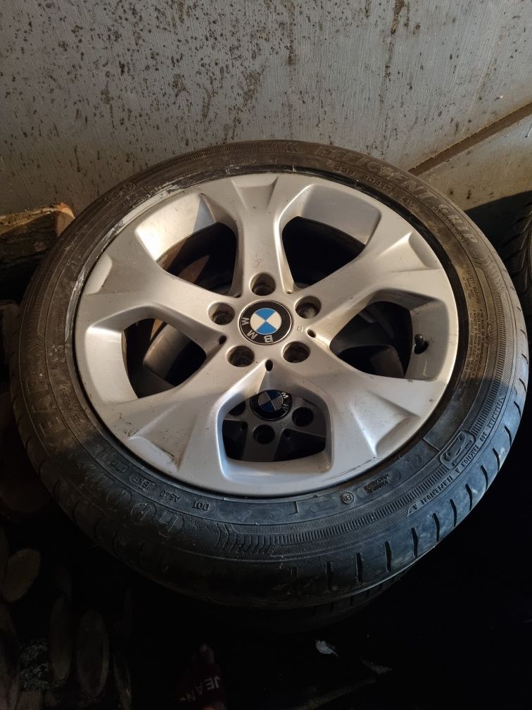 Jante bmw 5x120, anvelope 225/50/R17 vară