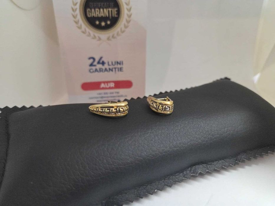 Cercei Aur 14K 5.03g (AG1 Alexandru B51873.1) - Garantie 2 Ani!