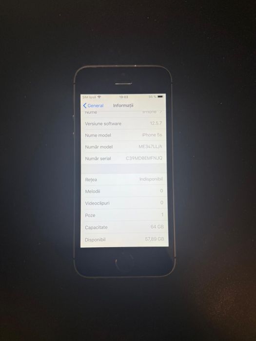 Iphone 5s, stare buna, 64 GB