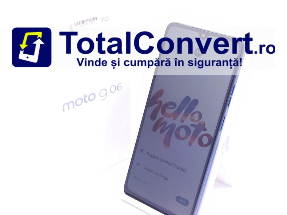 Motorola G06 256GB Blue 6GB Dual SIM cutie, Garantie 24 luni | #D88736