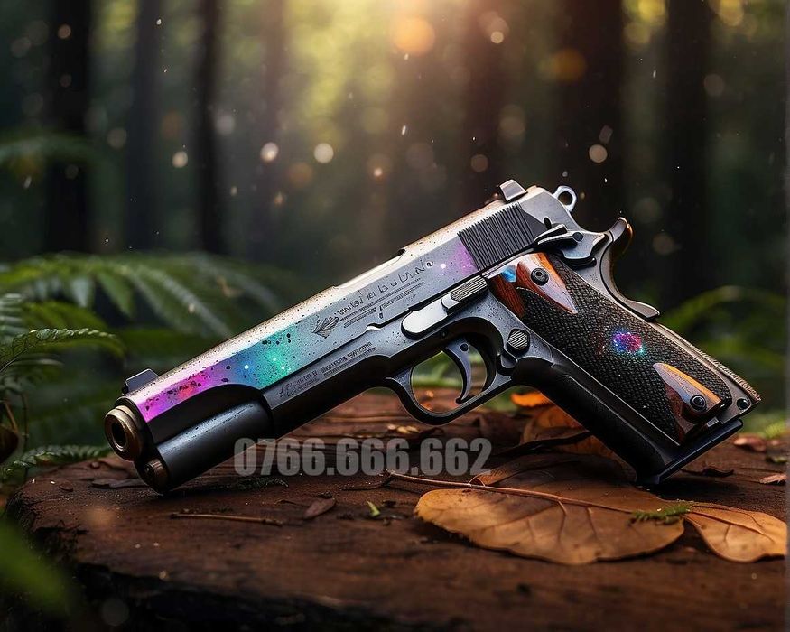 Colt aer comprimat(CO2)- Pistol Gen Arma Reala Metal Copie ARMA GLONT