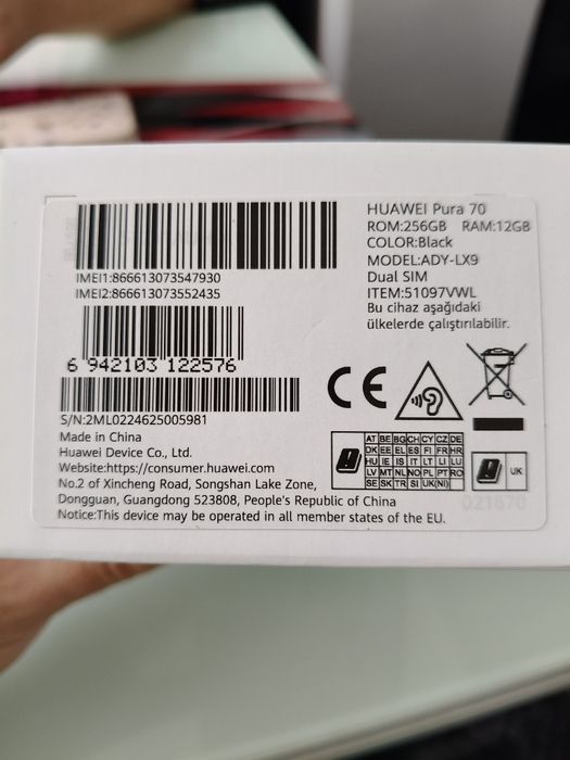 Telefon Huawei pura 70