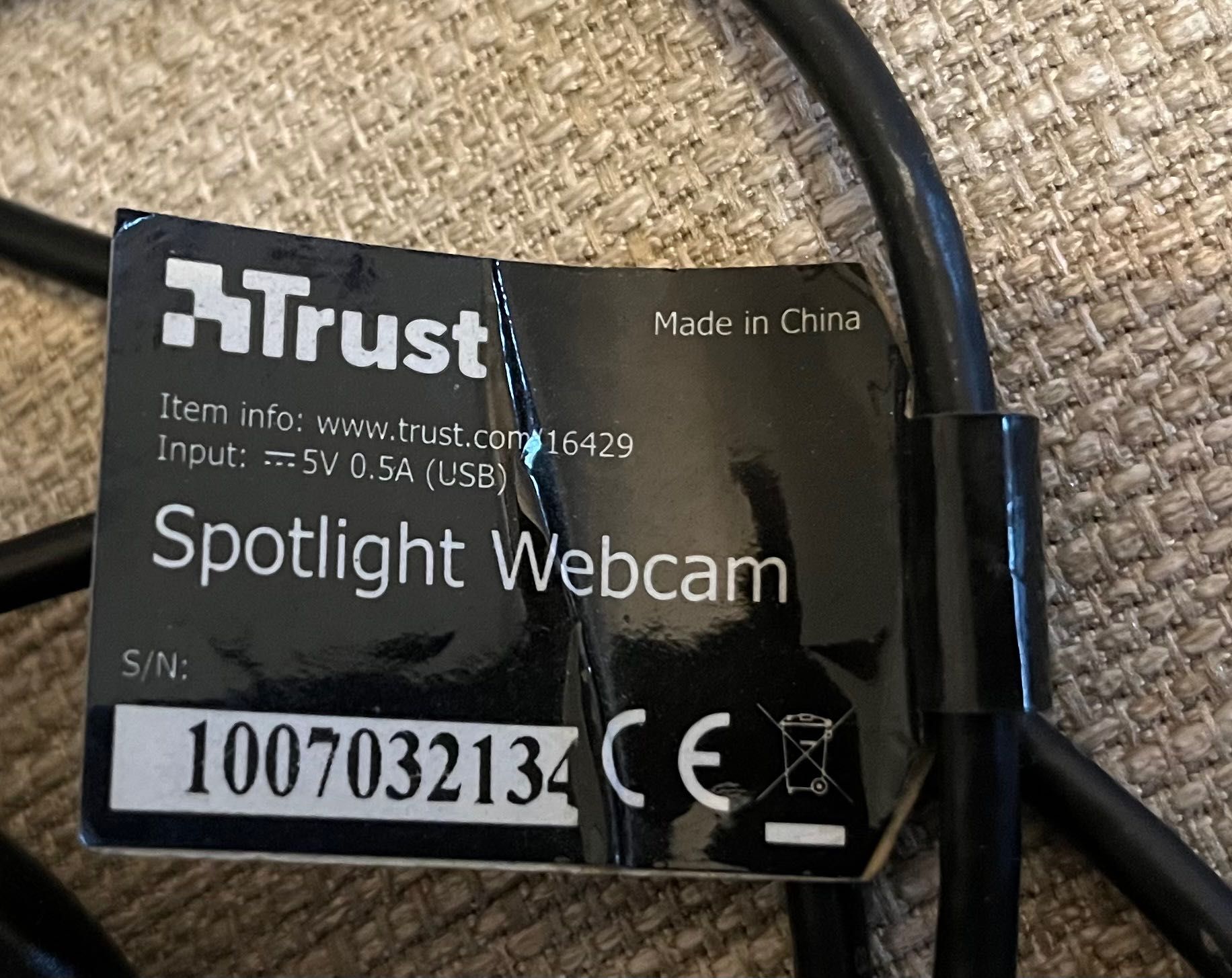 Web camera Trust 16429 usb със светодиодно осветление