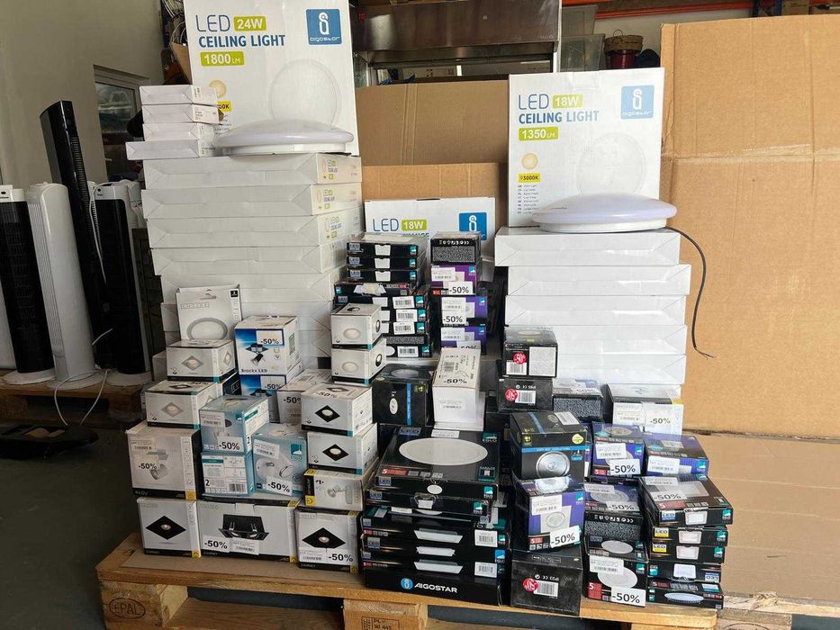 Lustre, spoturi, aplice, materiale electrice Lucide, Eglo, Aigostar