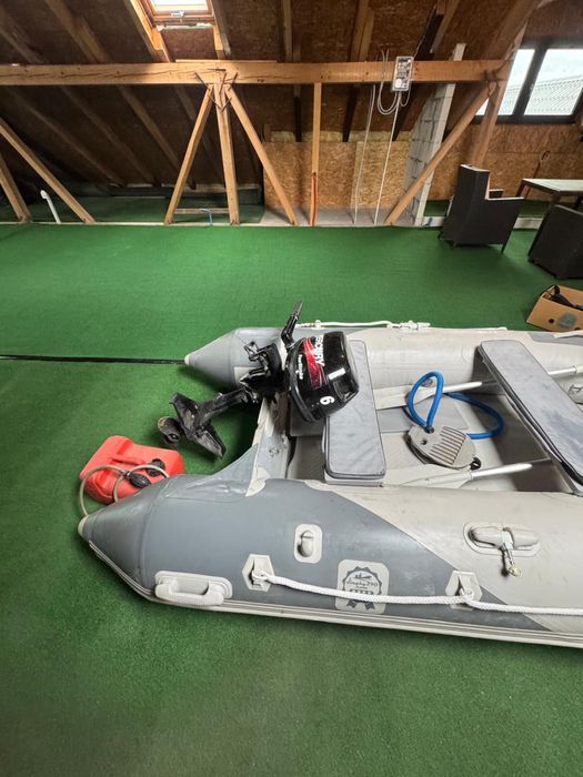 Barca Dinghy290 cu motor Mercuri 6 cp