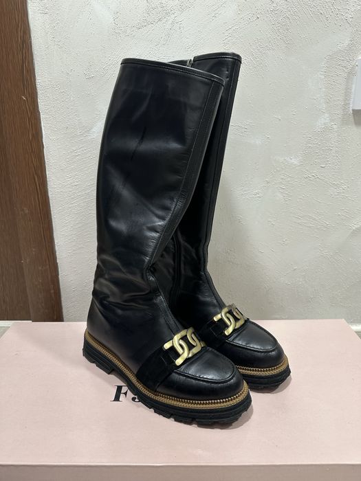 Черни зимни ботуши