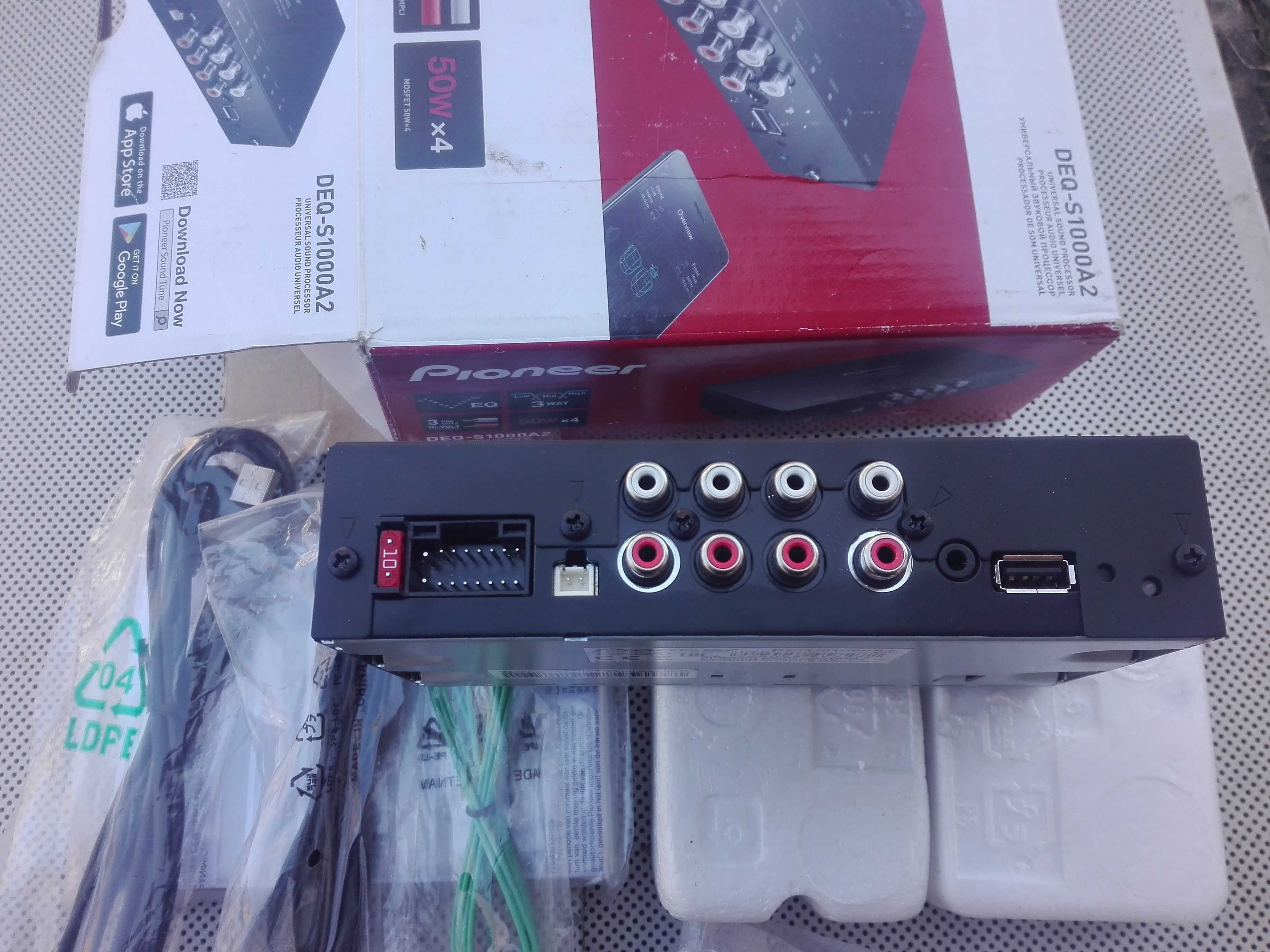 pioneer deq-s1000a2 procesor sunet cu amplificator auto 4x50w