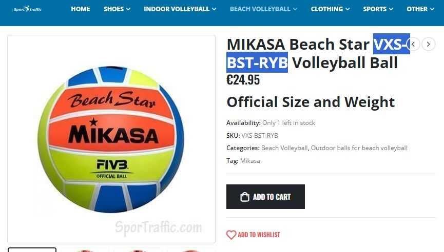 Minge de Volei MIKASA, Originala - NOUA!!!