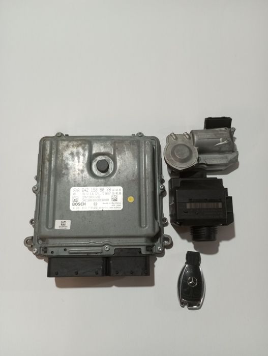 ECU за Мерцедес 320cdi Компютър, ключ,гълташ и заключващ механизъм