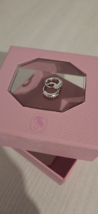 Cercei argint swarovski