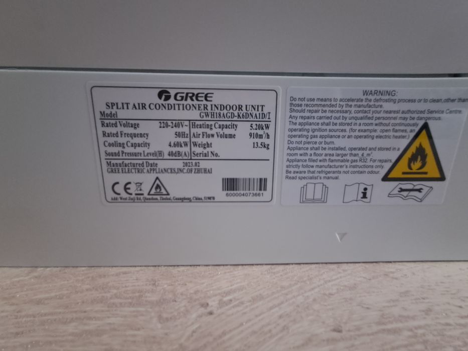 Aer condiționat GREE nou