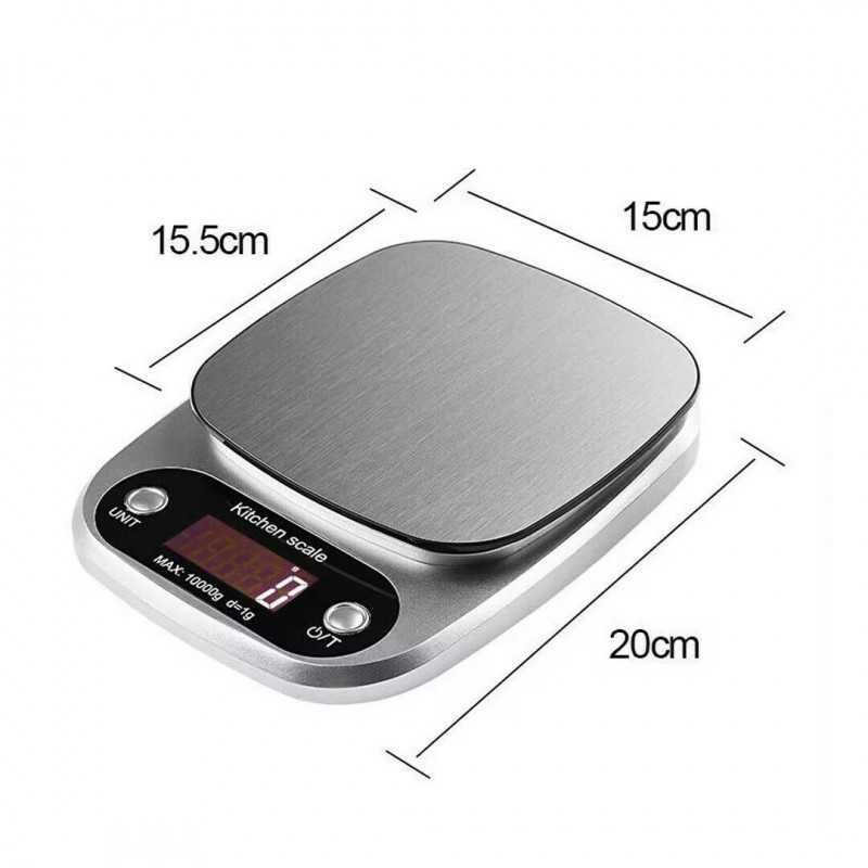 Кухненска везна до 5 kg с резолюция 0.1 g, Единици Kg, g, ml, 20214426