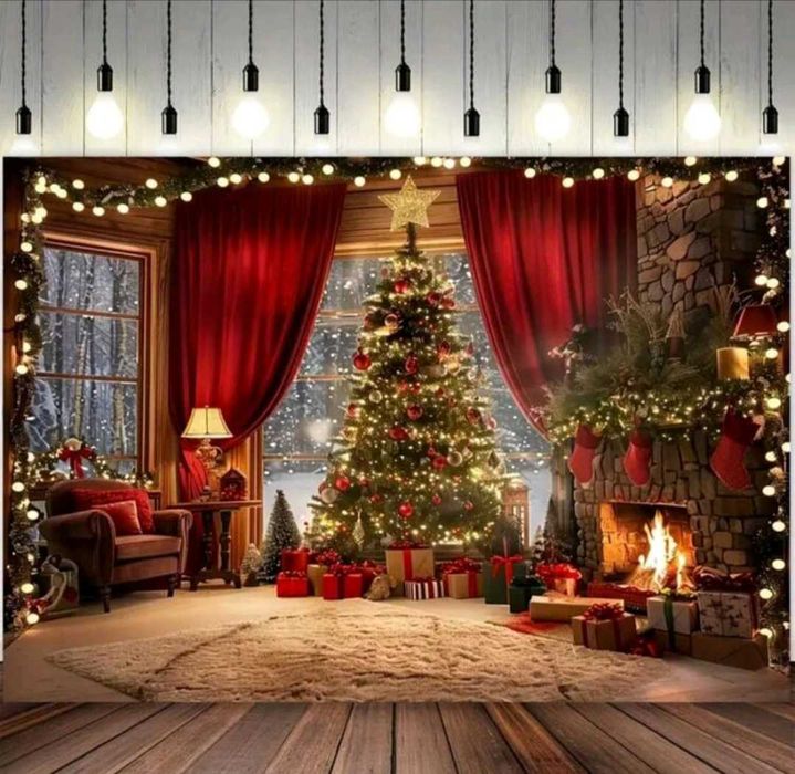 Коледни фонове за фотосесия 180/230