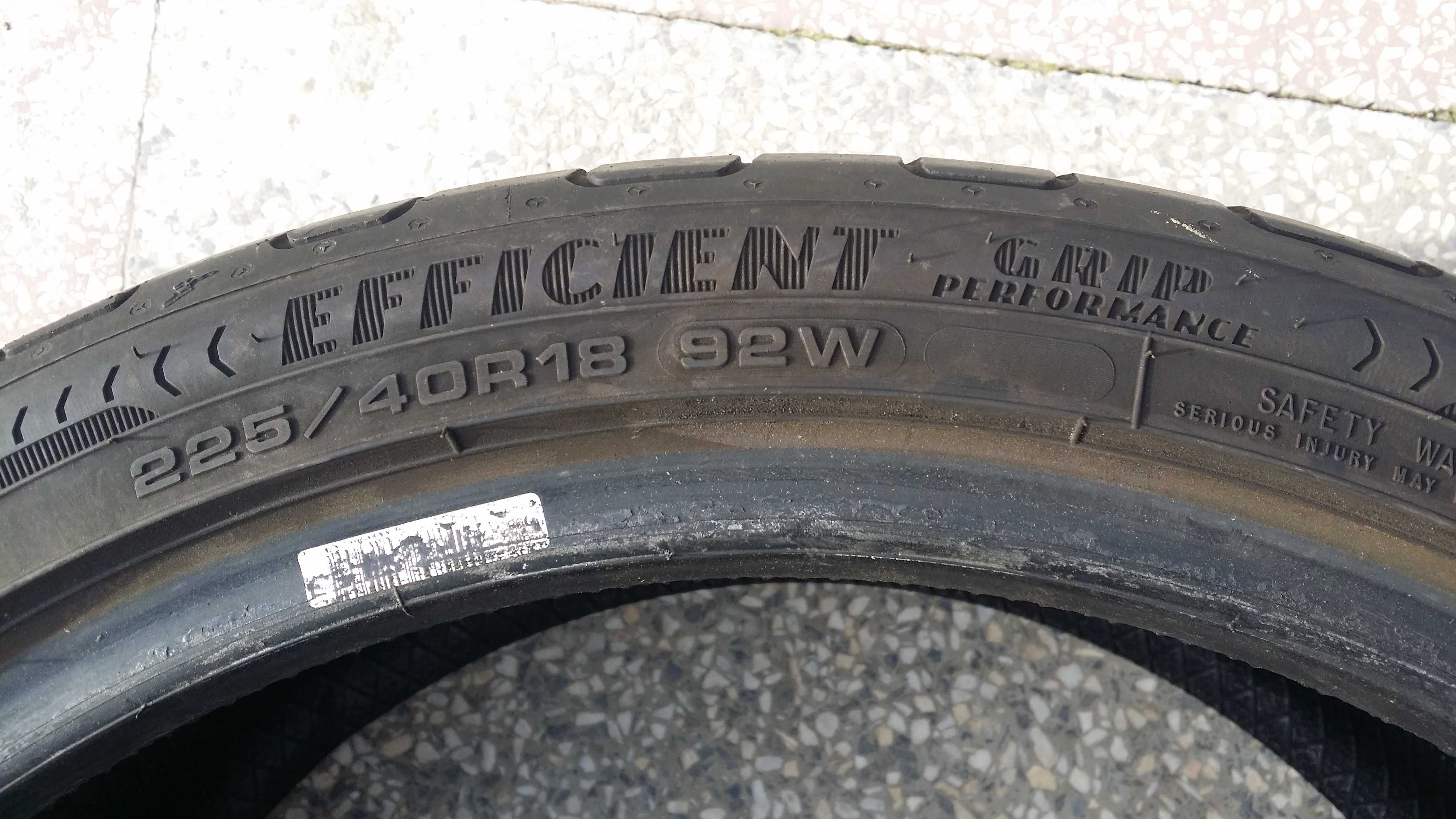 4 броя летни гуми GOOD YEAR EfficientGrip Performance 225/40 R18 92W.