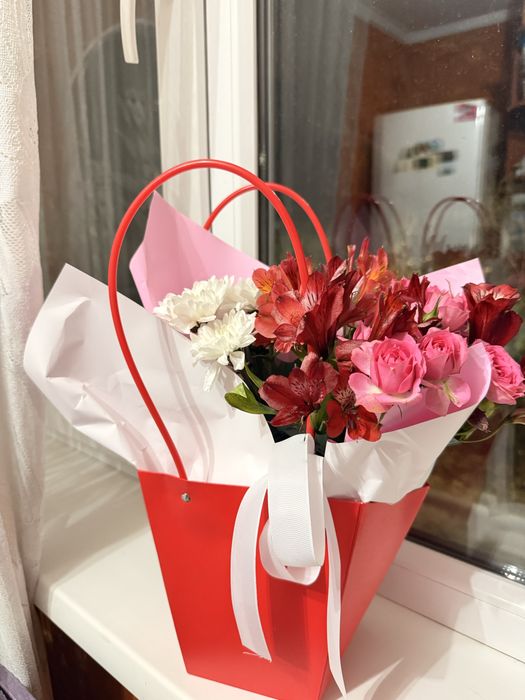 Цветы микс ( из разных цветов)