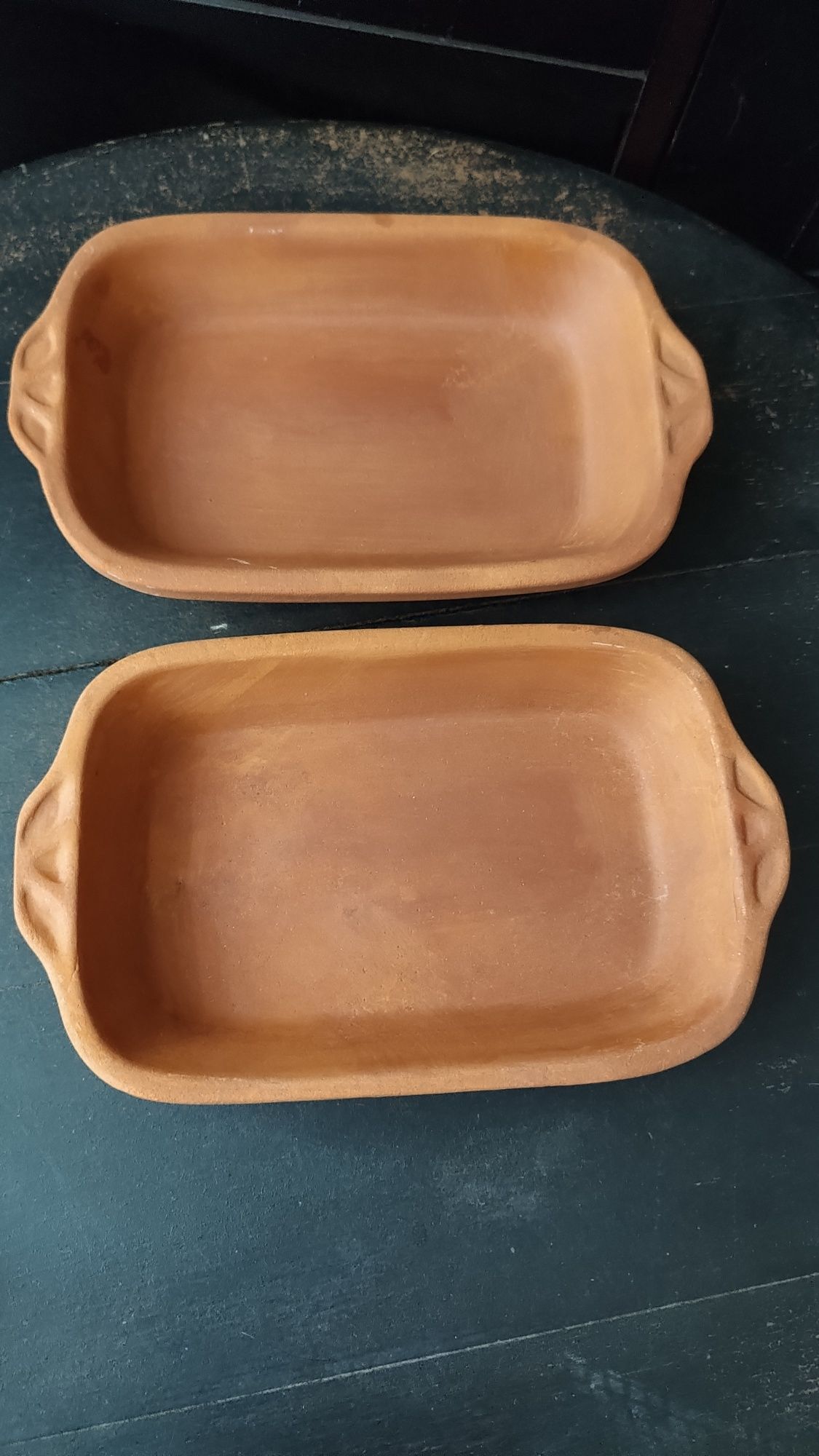 2 vase ceramice pentru cuptor